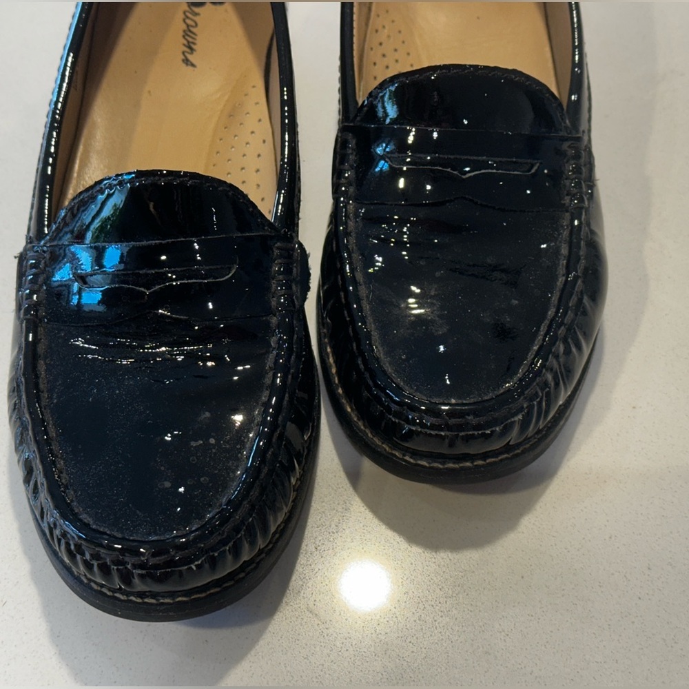 Women's Black Patent Loafers by Brown’s